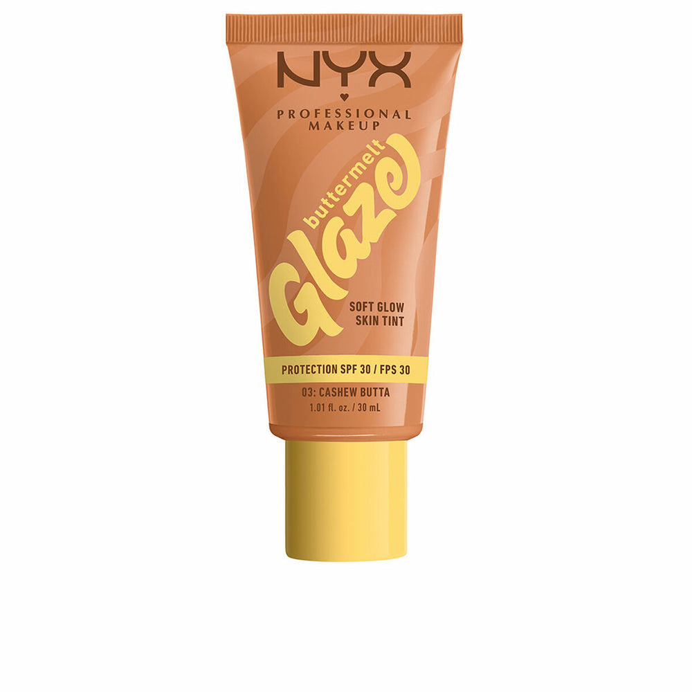 NYX Buttermelt Glaze Protector Solar Tint Spf30 03-Cashew Butta Unisex, 30 ml