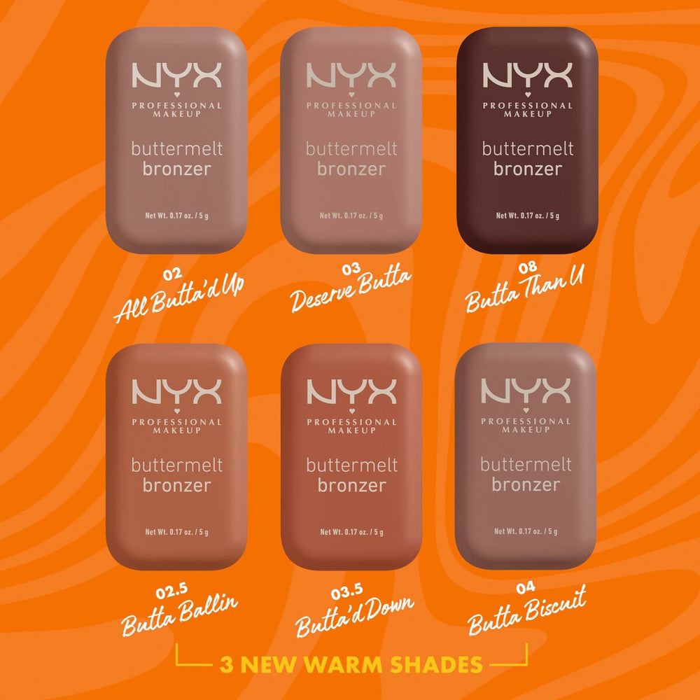 NYX Buttermelt Bronzer 02,5-Butta Ballin, 5 g
