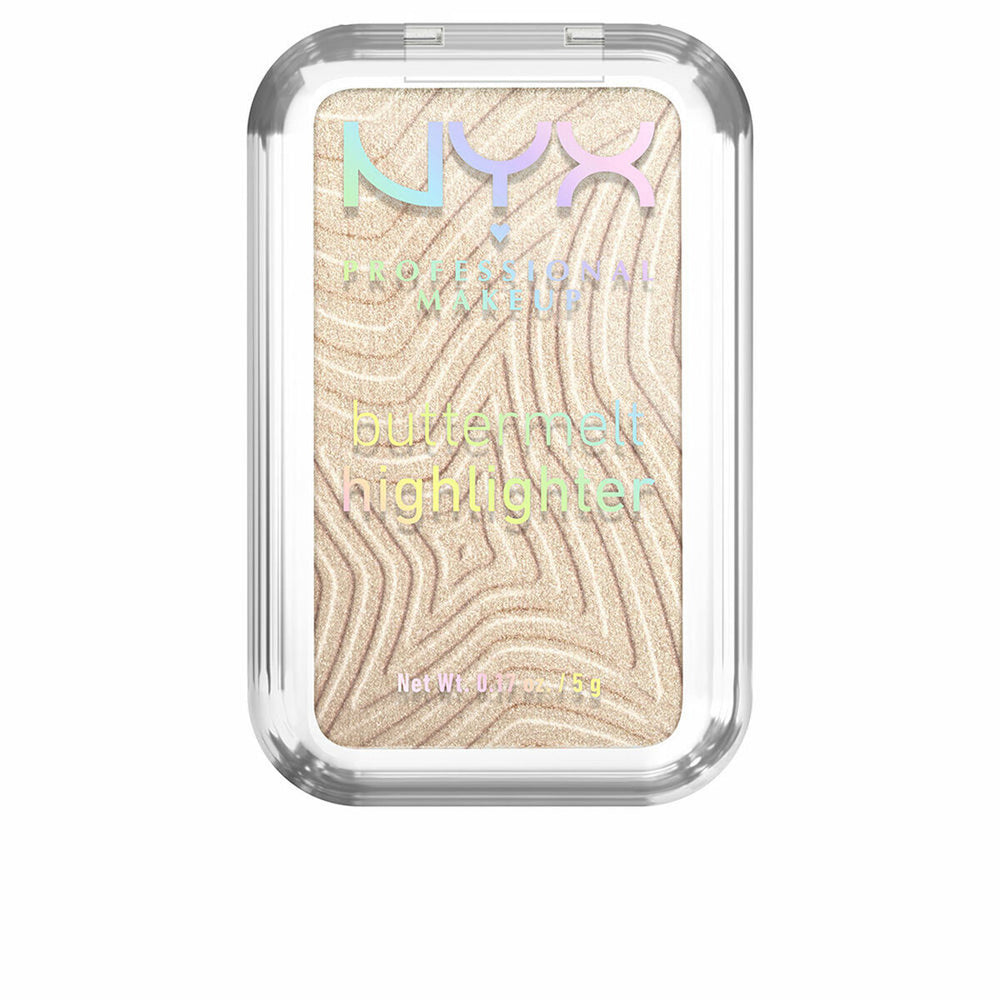 NYX Buttermelt Highlighter Iluminador En Polvo 5-Bright y Butta, 5 g