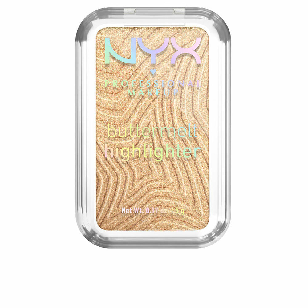 NYX Buttermelt Highlighter Iluminador En Polvo 10-Glaze It Butta, 5 g
