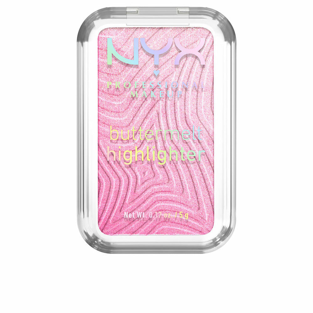 NYX Buttermelt Highlighter Iluminador En Polvo 15-U Butta Werk, 5 g
