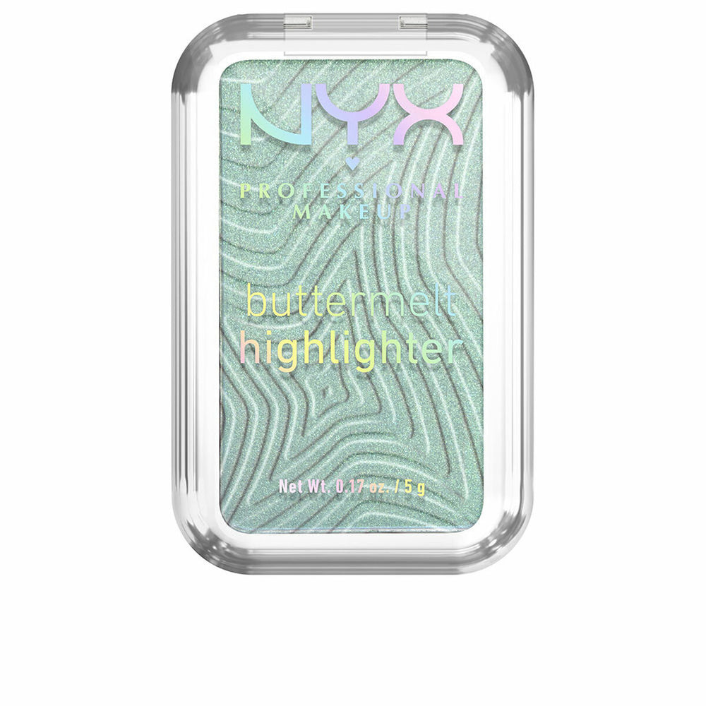 NYX Buttermelt Highlighter Iluminador En Polvo Butta Mint, 5 g