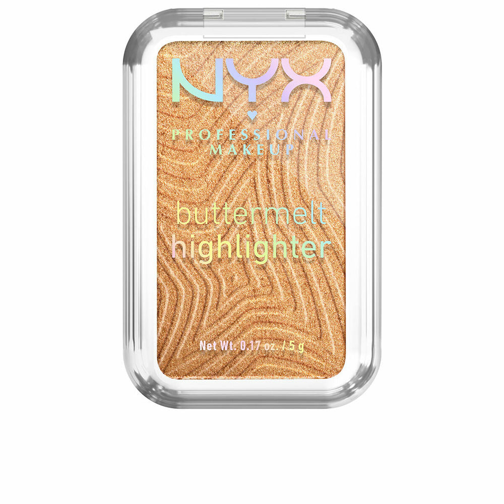 NYX Buttermelt Highlighter Iluminador En Polvo 35-Butta In Bronze, 5 g