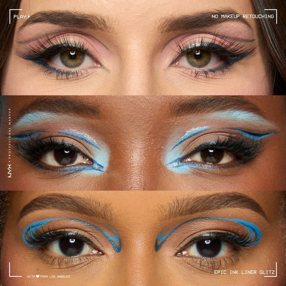 NYX Epic Ink Liner Glitz Eyeliner Waterproof 04-Shimmer Stitch Unisex, 1 ml