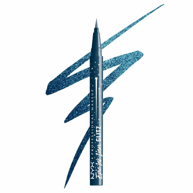 NYX Epic Ink Liner Glitz Eyeliner Waterproof 06-Denim Dazzle Unisex, 1 ml