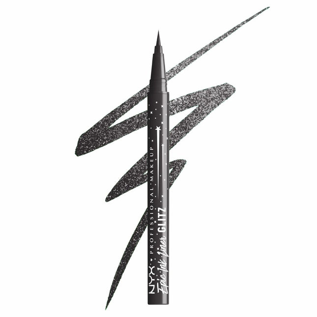 NYX Epic Ink Liner Glitz Eyeliner Waterproof 07-Graphite Glitz Unisex, 1 ml