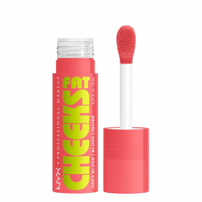 NYX Fat Cheeks Colorete Líquido Hidratante 02-Fig Fizz, 8 ml