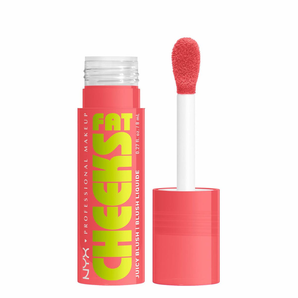 NYX Fat Cheeks Colorete Líquido Hidratante 02-Fig Fizz, 8 ml