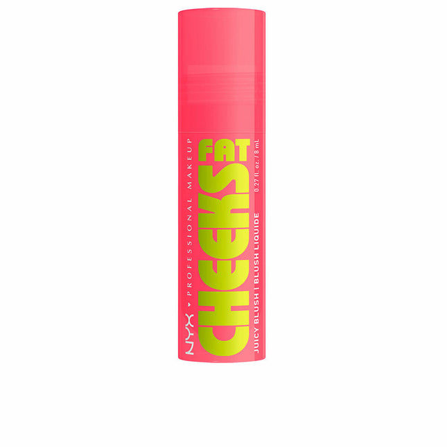 NYX Fat Cheeks Colorete Líquido Hidratante 03-Guava Gush, 8 ml