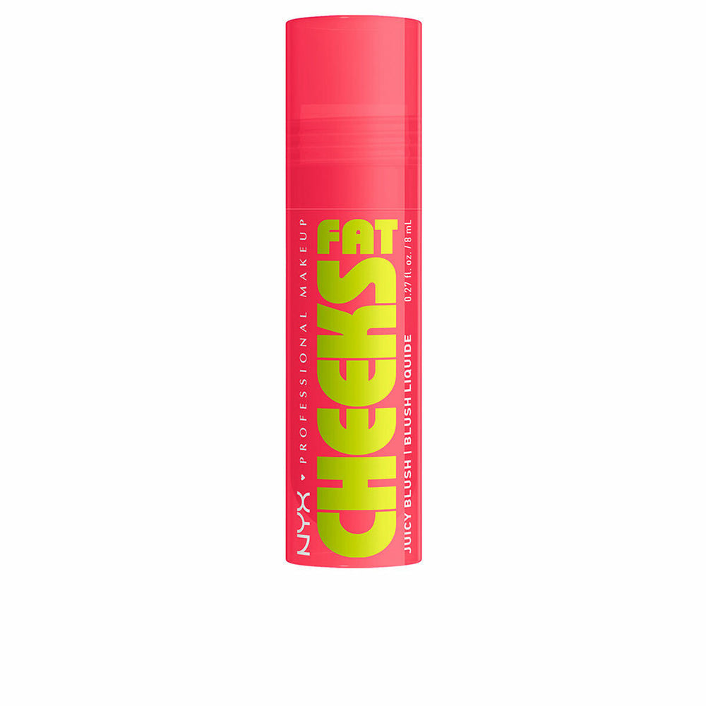 NYX Fat Cheeks Colorete Líquido Hidratante 06-Bouncin' Berry, 8 ml