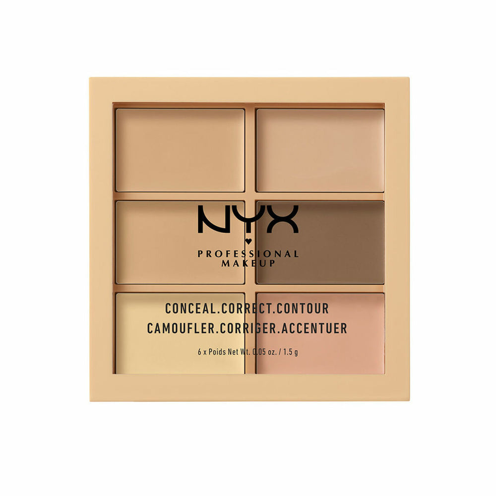 NYX Conceal Correct Contour Light Unisex, 6x 1,5 g