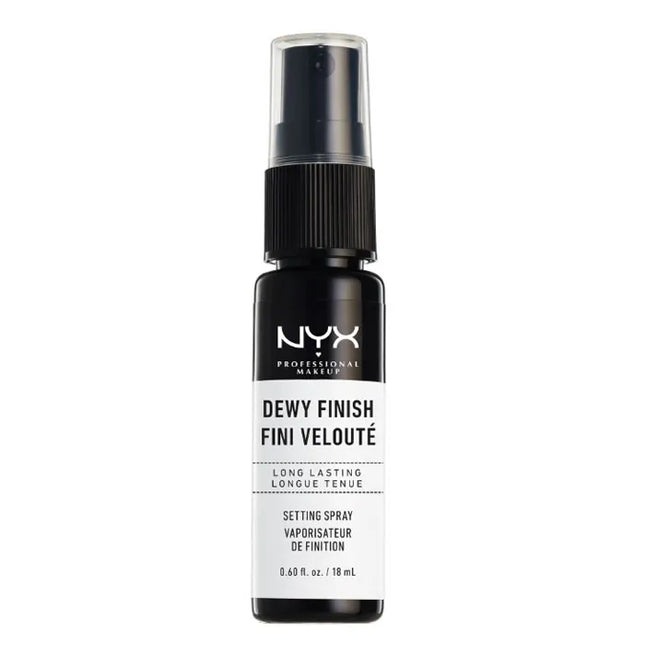 NYX Dewy Finish Setting – Spray Mini Unisex, 18 ml