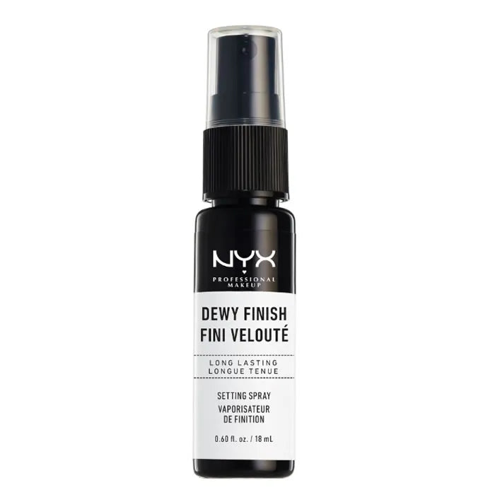 NYX Dewy Finish Setting – Spray Mini Unisex, 18 ml