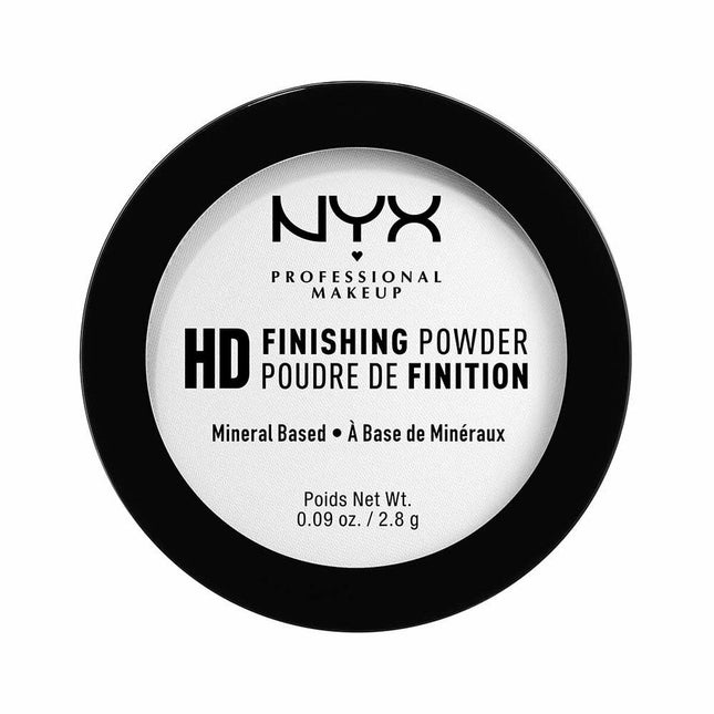 NYX Hd Finishing Powder Mineral Based Translucent Unisex, 2,8 g