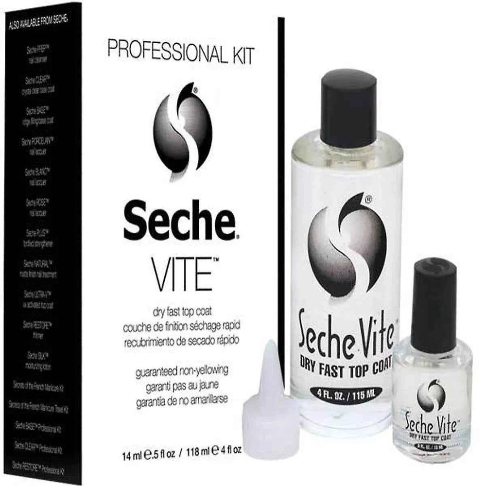 Seche Top Coat Dry Fast Lote 2 Piezas Unisex