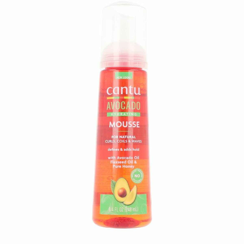 Cantu Avocado Hydrating Styling Mousse Unisex, 248 ml
