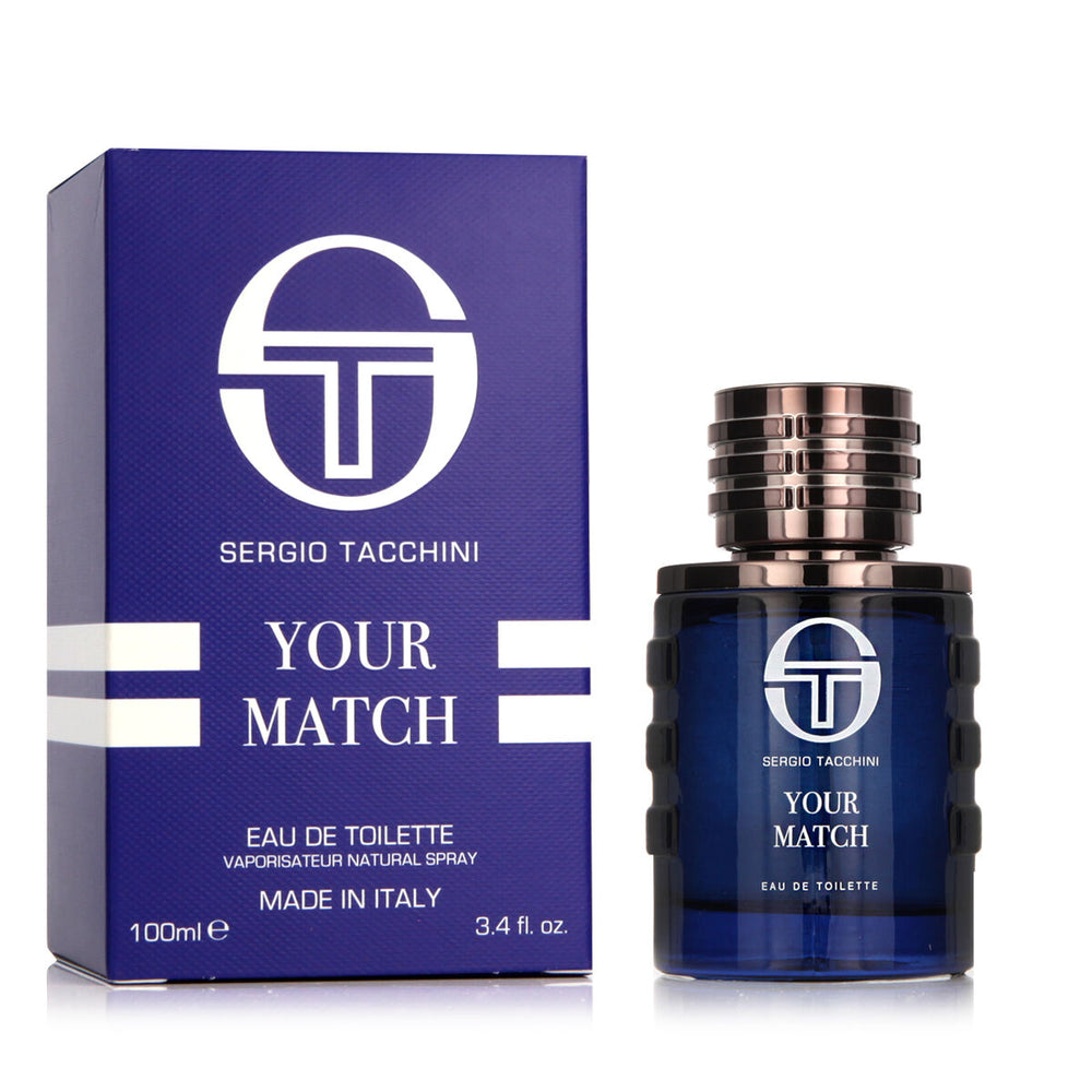 Sergio Tacchini Your Match – Eau de Toilette for Men, 100 ml