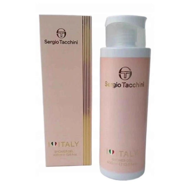 Sergio Tacchini I Love Italy – Gel De Baño Unisex, 400 ml