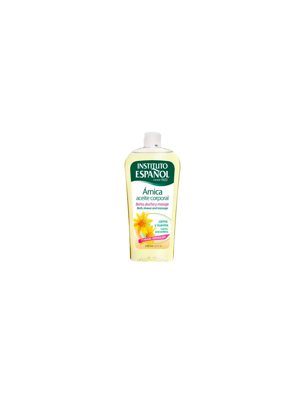 Instituto Español Arnica Aceite Corporal Bajo Ducha Unisex, 250 ml