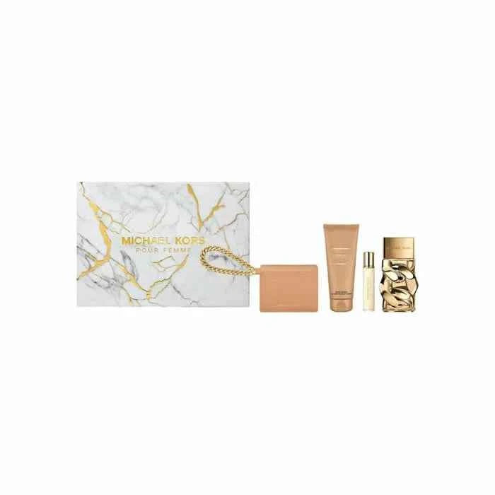 Michael KORS Pour Femme – Eau de Parfum for Women Spray 100 ml, Set 4 Pieces