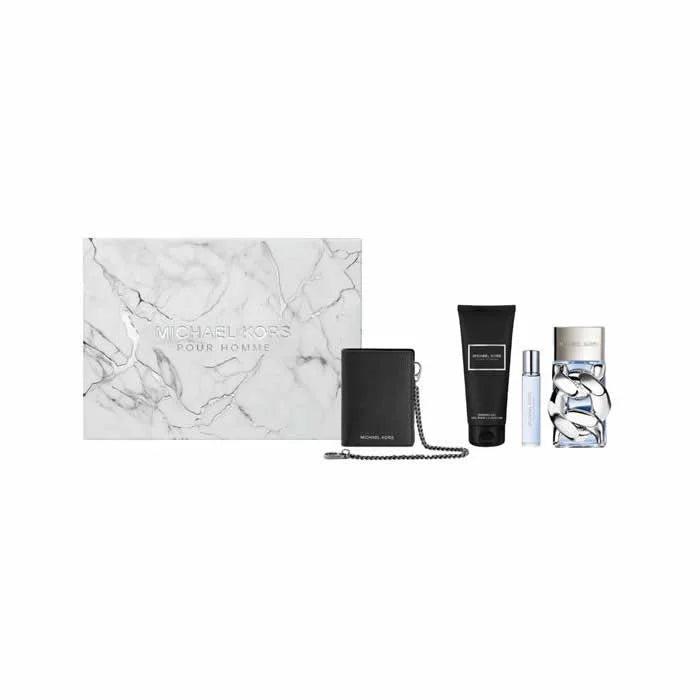 Michael KORS Pour Homme – Eau de Parfum for Men Spray 100 ml, Set 4 Pieces
