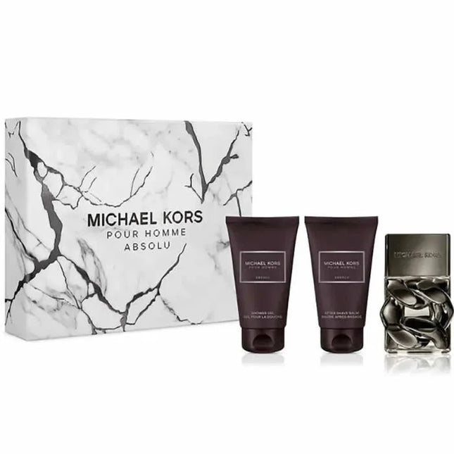 Michael KORS Pour Homme Absolu – Eau de Parfum for Men Spray 50 ml, Set 3 Pieces