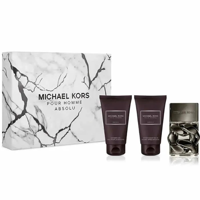 Michael KORS Pour Homme Absolu – Eau de Parfum for Men Spray 50 ml, Set 3 Pieces