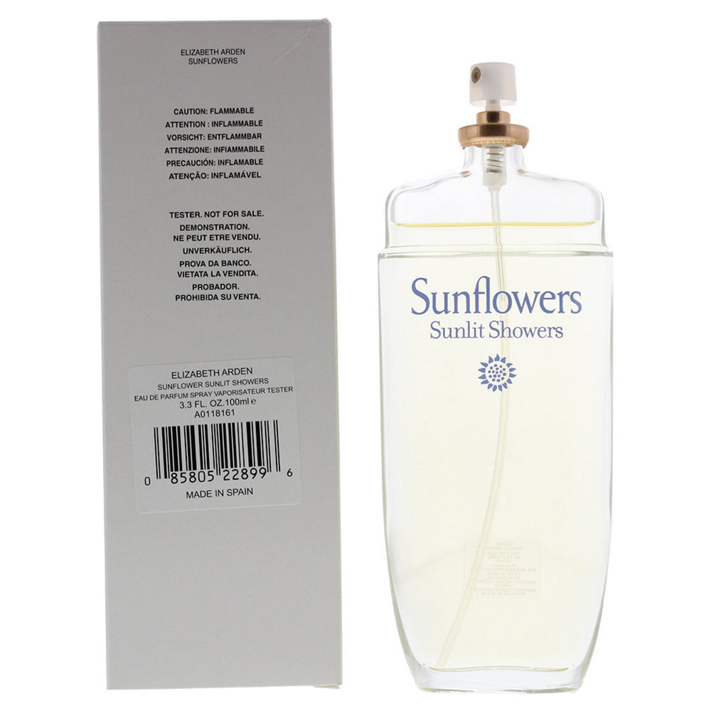 Elizabeth Arden Sunflowers Sunlit Showers – Eau de Toilette for Women, 100 ml Tester