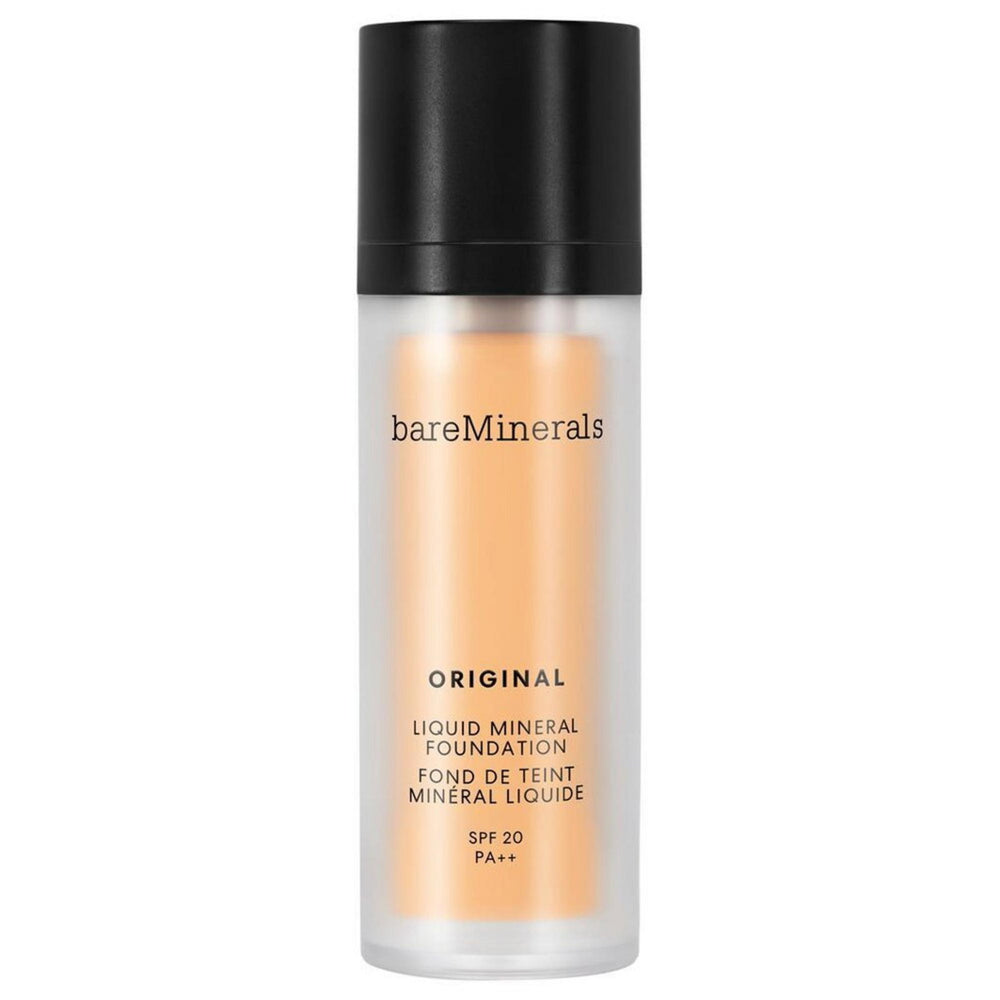 BareMinerals Original Liquid Mineral Luminous – Liquid Foundation for Women, 08, Light, SPF 20, 30 ml
