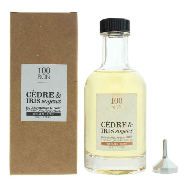 100 Bon Cedre & Iris Soyeux – Eau de Parfum Unisex, Refill, 200 ml