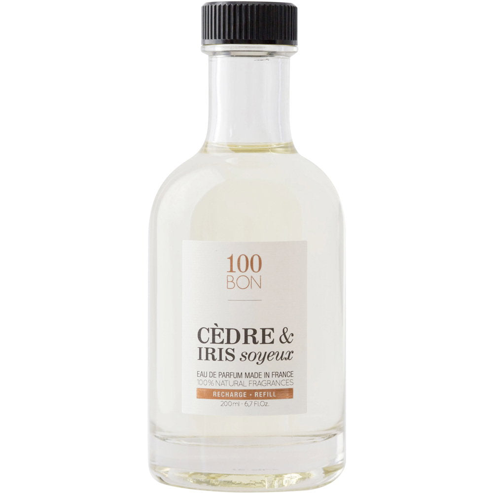 100 Bon Cedre & Iris Soyeux – Eau de Parfum Unisex, Refill, 200 ml Tester