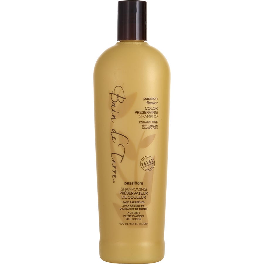 Bain De Terre Passion Flower Color Preserving Shampoo (Packaging May Vary) 13.5 oz