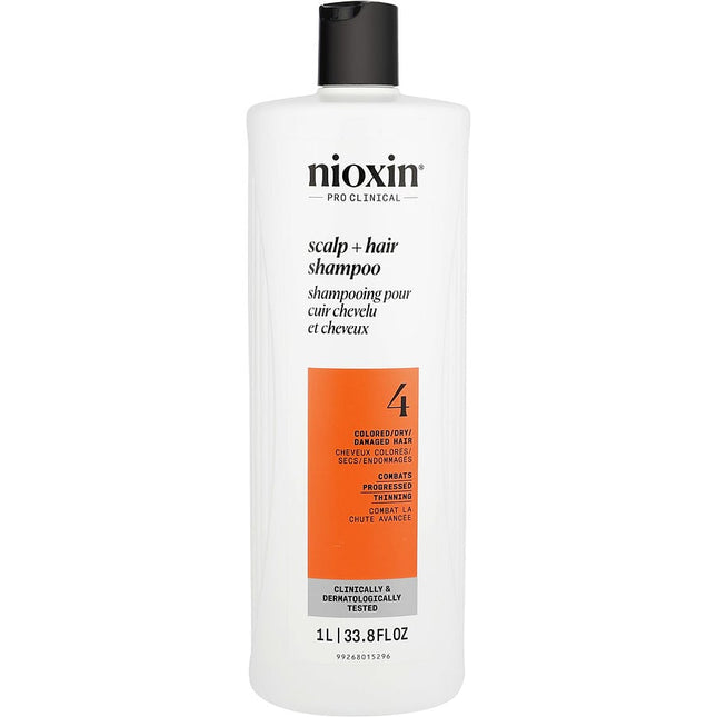 Nioxin System 4 Scalp + Hair Shampoo (Packaging May Vary) 33.8 oz