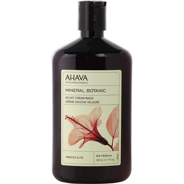 Ahava Mineral Botanic Velvet Cream Wash - Hibiscus & Fig (Very Dry Skin) 500ml/17oz