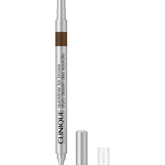 Clinique Quickliner Double-Ended – Eyebrow Cream Pencil for Women, 05, Dark Espresso, 6 g
