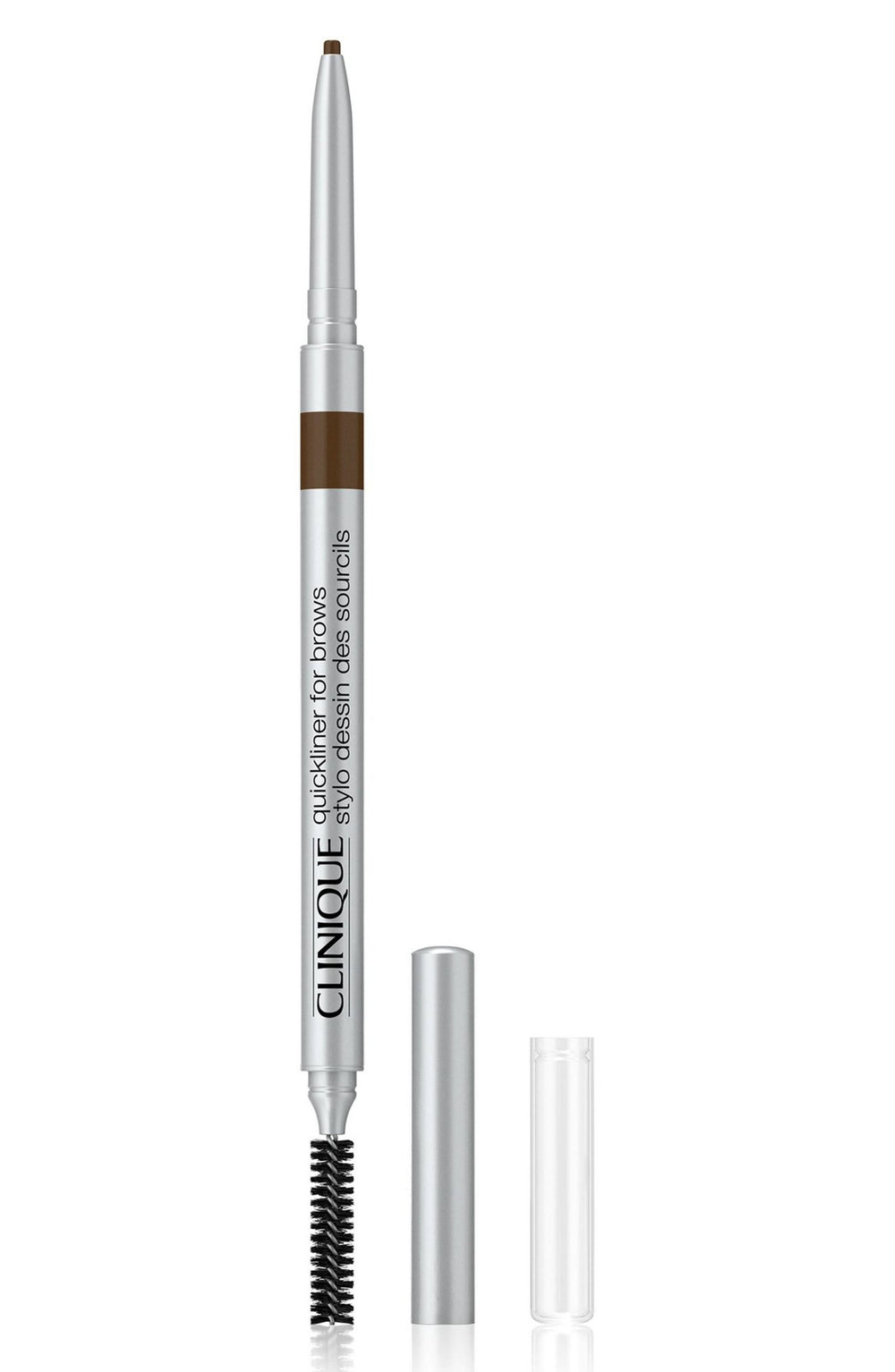 Clinique Quickliner Double-Ended – Eyebrow Cream Pencil for Women, 05, Dark Espresso, 6 g