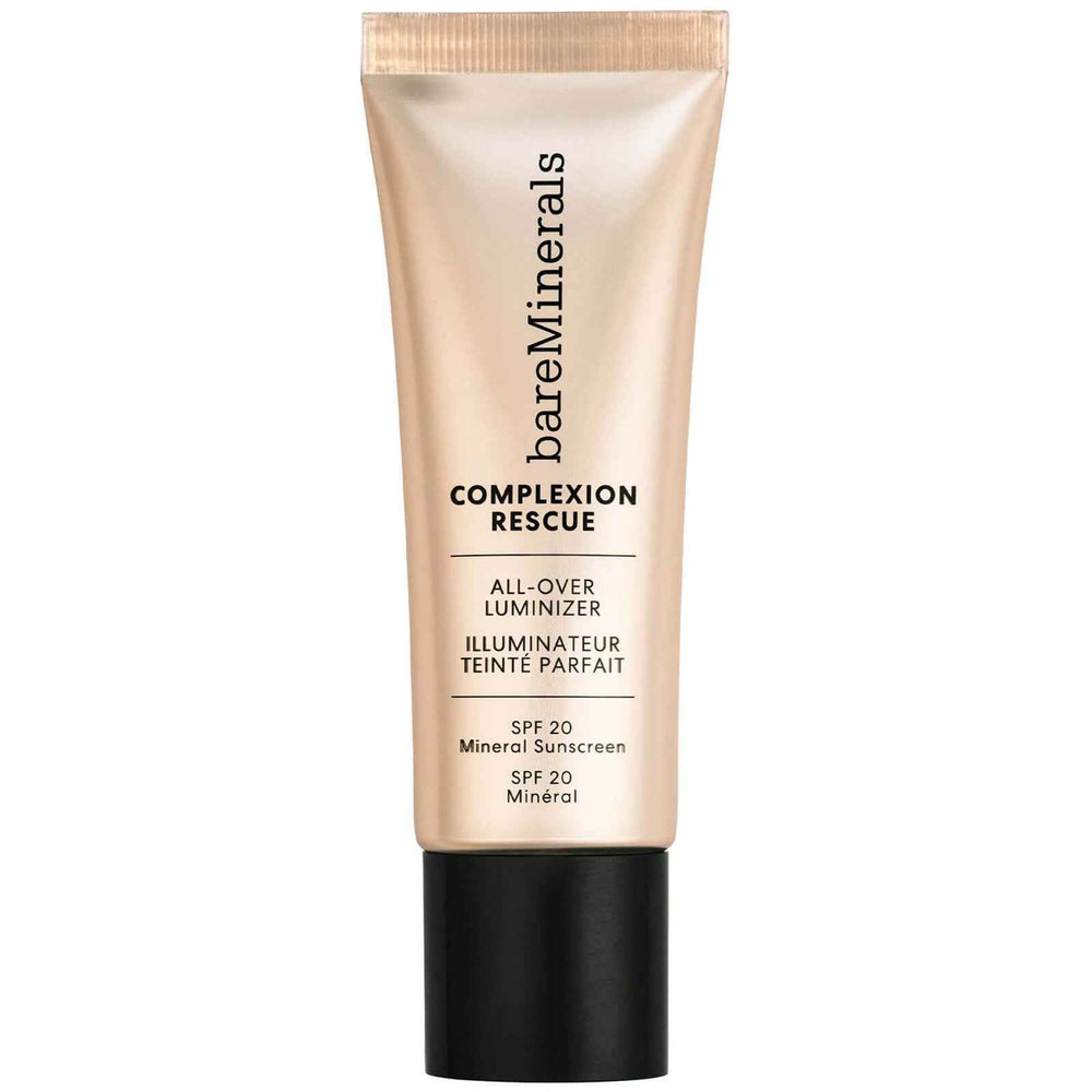 BareMinerals Complexion Rescue Illuminating – Liquid Highlighter for Women, Champagne Shimmer, SPF20, Face, 35 ml