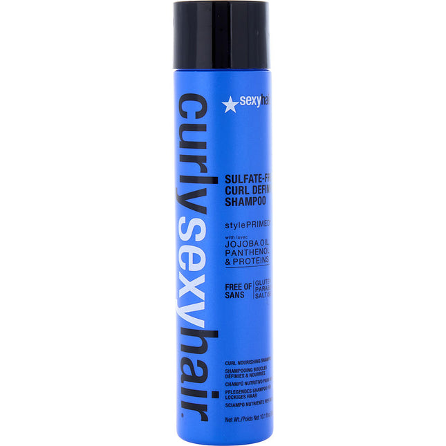 Sexy Hair Curly Sulfate-Free Curl Defining Shampoo (Packaging May Vary) 10.1 oz