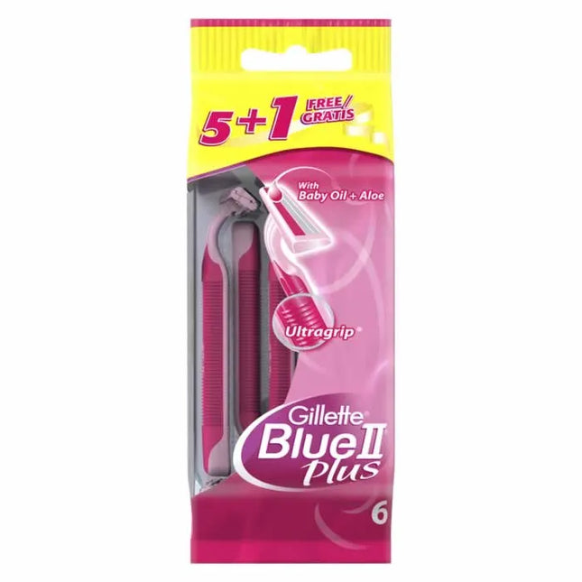 Gillette Blue II Plus 5 + Unisex, 1 Units