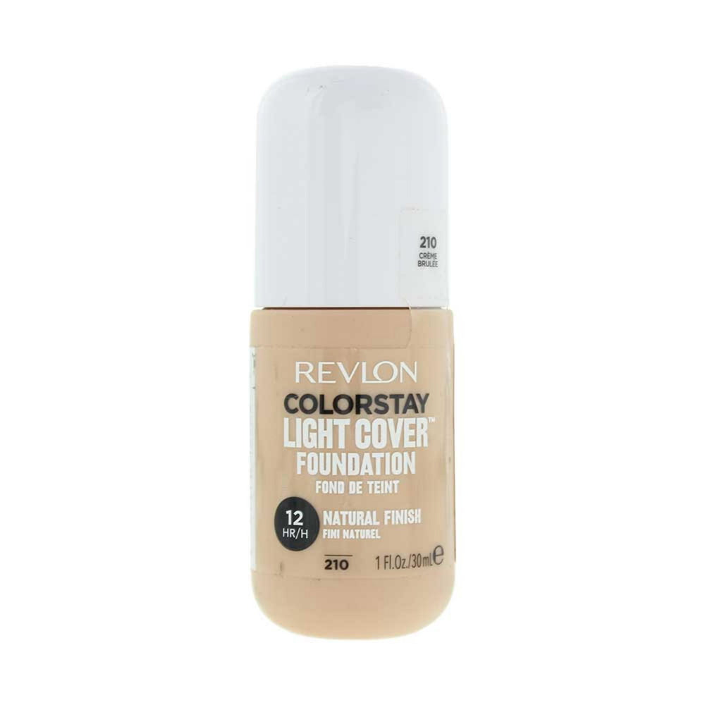 Revlon Colorstay – Liquid Foundation for Women, 210, Creme Brulee, SPF 30, 30 ml