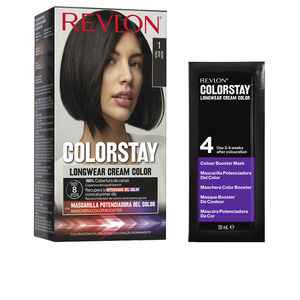 Revlon Colorstay – Permanent Hair Dye for Women, 1 Black, 130 ml