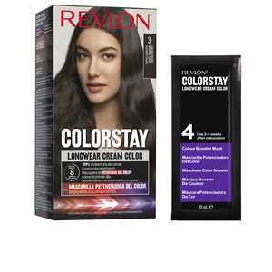 Revlon Color Stay – Permanent Hair Dye for Women, 03 Darkest Brown, 165 ml