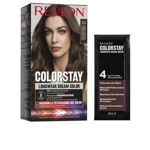 Revlon Color Stay – Permanent Hair Dye for Women, 5.3 Medium Golden Brown, 165 ml