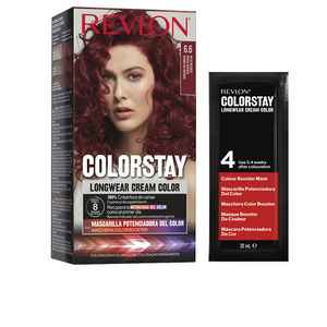 Revlon Color Stay – Permanent Hair Dye for Women, 6.6 Intense Red, 165 ml