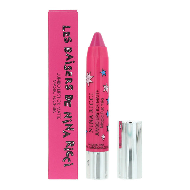 Nina Ricci Jumbo Lipstick Matte – Cream Lipstick for Women, Magic Fuchsia, 2.5 g
