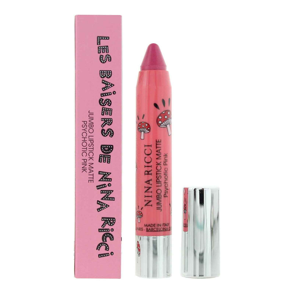 Nina Ricci Jumbo Lipstick Matte Matte – Cream Lipstick for Women, Psychotic Pink, 2.5 g