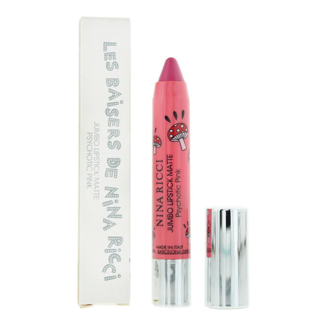 Nina Ricci Jumbo Lipstick Matte Jumbo Matte – Cream Lipstick for Women, Psychotic Pink, 2.5 g