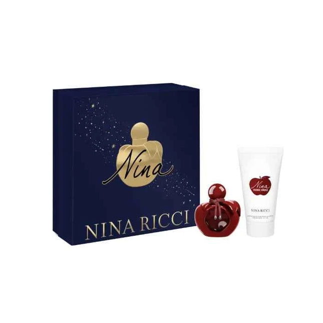 NINA Ricci Nina Rouge Crush – Eau de Parfum for Women Spray 50 ml, Set 2 Pieces
