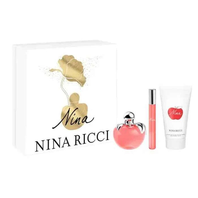 NINA Ricci Nina – Eau de Toilette for Women Spray 50 ml, Set 3 Pieces