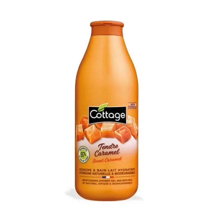 Cottage Tendre Caramel Milk Shower – Gel Unisex, 750 ml